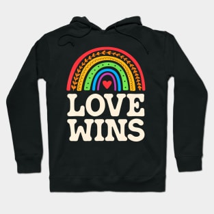 LGBTQ Love Wins Gay Pride LGBT Ally Flag Hoodie